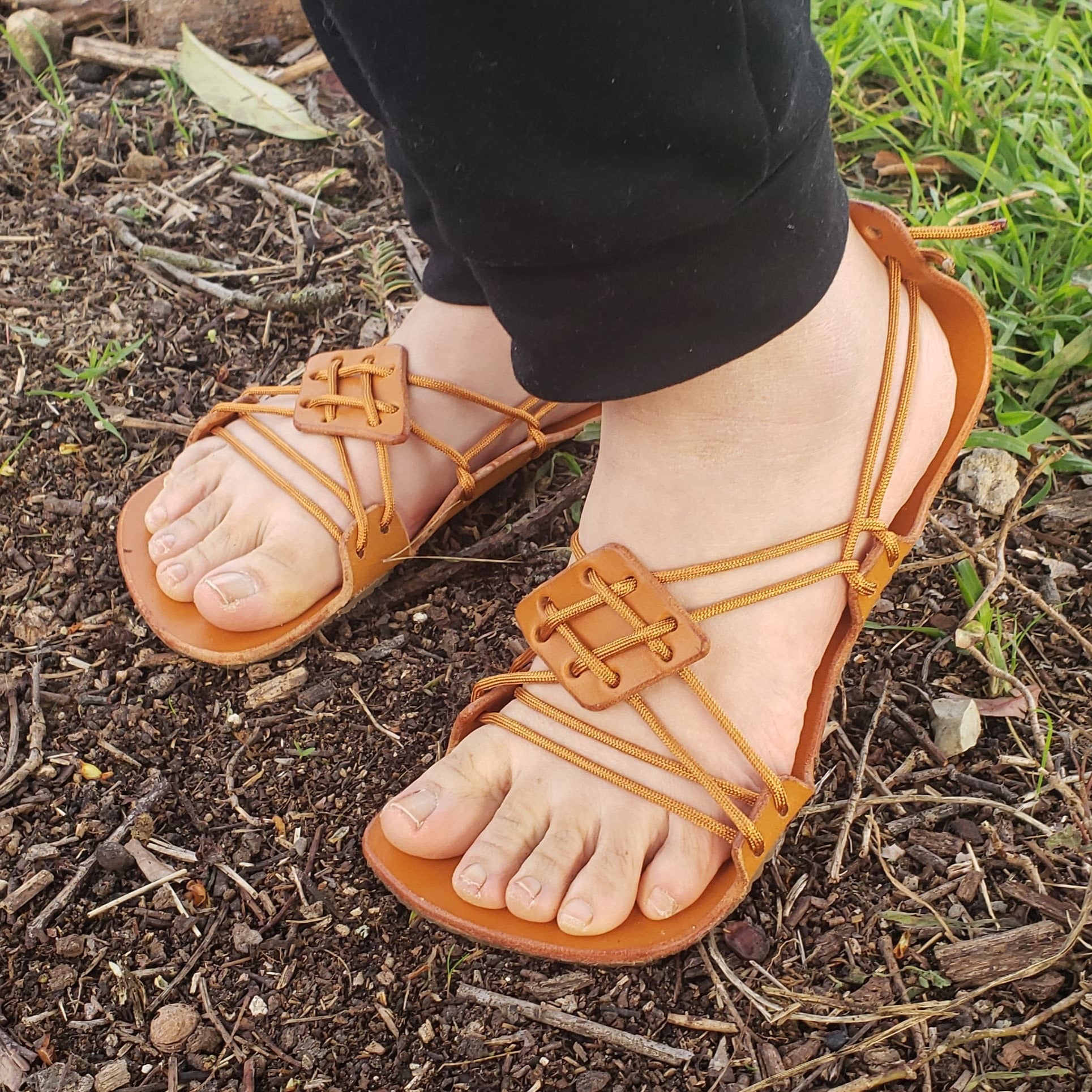 Leather Sandals Women Brown Sandals Barefoot Sandals Women 