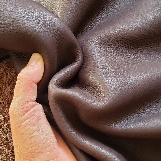 Very Soft and Thick Full Grain Aniline Leather 5oz - 2mm