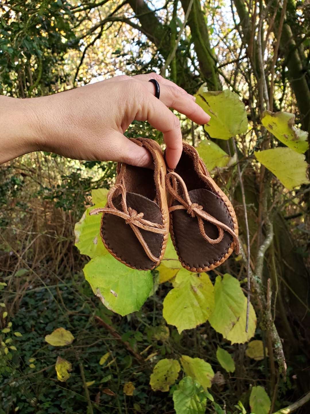 Little natural sales moccasins